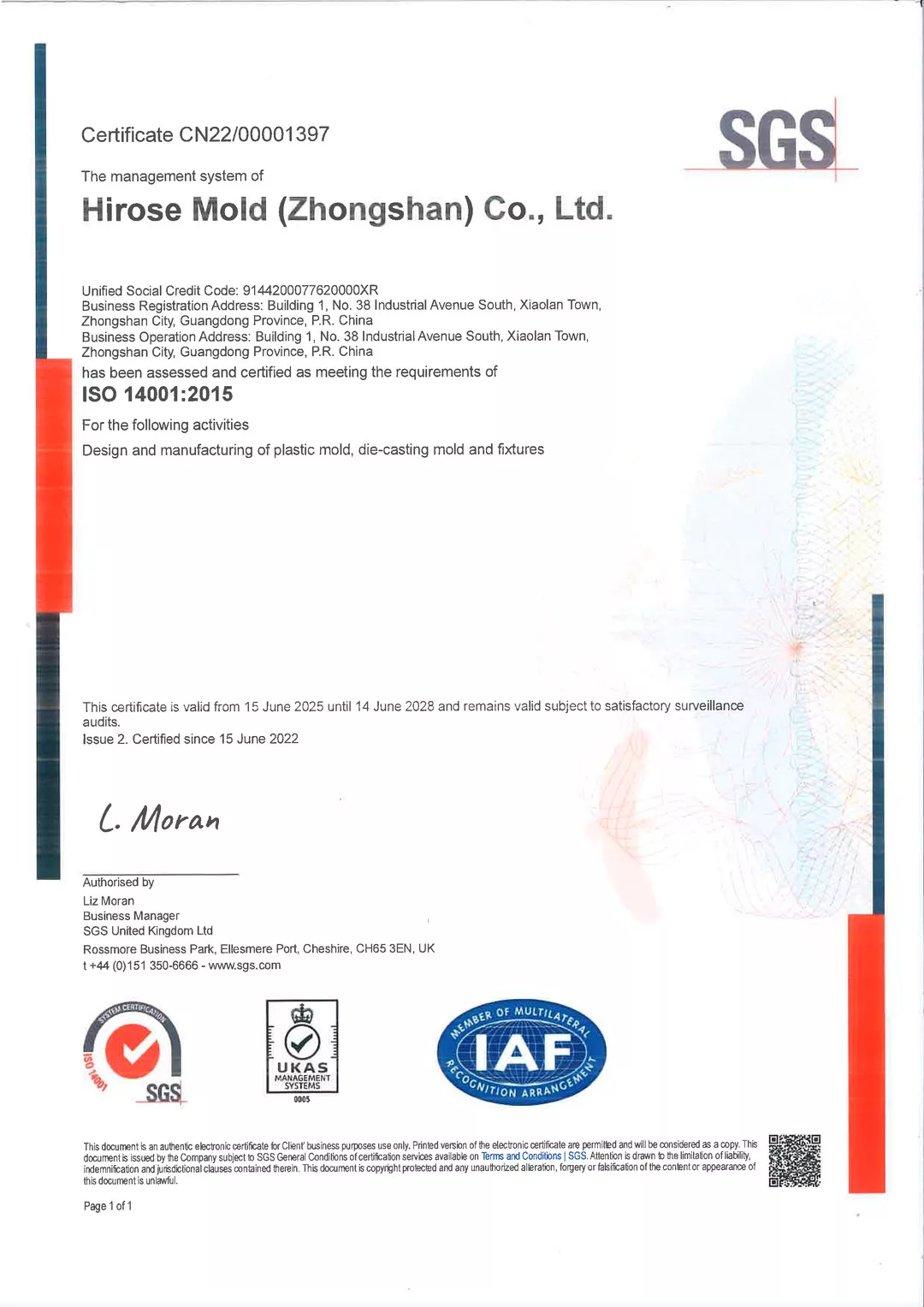 ISO 14001:2015